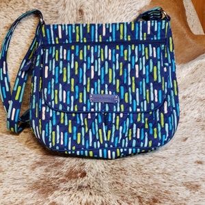 Vera Bradley Large Cross Body Bag Katalina Showers